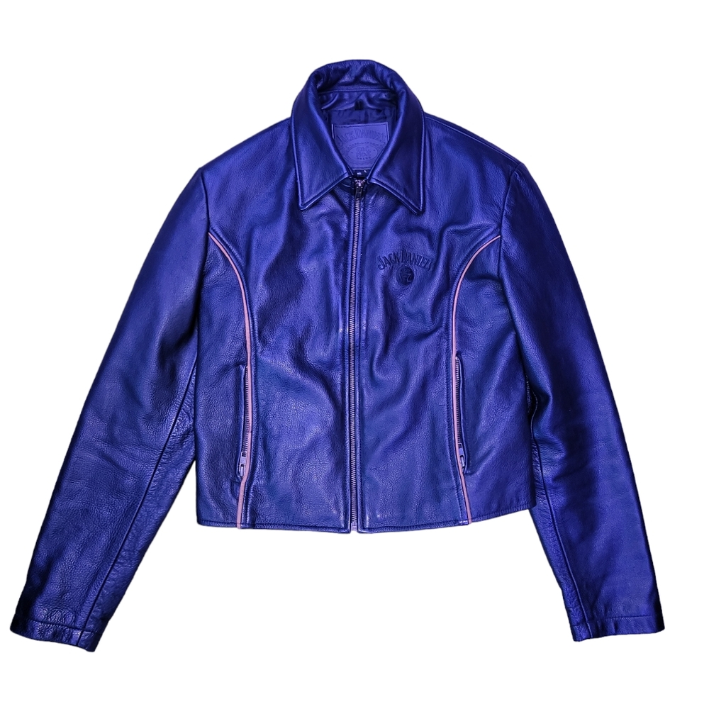 Vintage Jack Daniels Leather Jacket